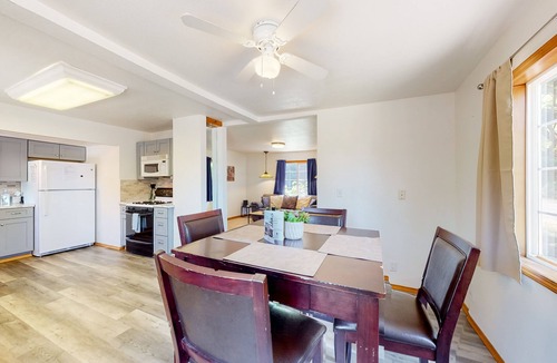 Warrenton House | Inviting home with full kitchen, patio, firepit, & W/D