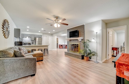 Pecan Valley House | Inviting home with heated pool, enclosed yard, central AC, & W/D - dog-friendly