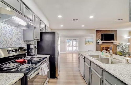 Pecan Valley House | Inviting home with heated pool and dog-friendly