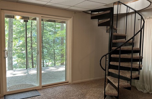High Point House | Inviting lakefront home with firepit, balcony & W/D - dog-friendly