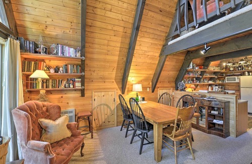 Irwin Cabin | Irwin A-Frame Cabin w/Deck & Mountain Views!