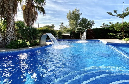 Calafat Villa | Isabella, spacious modern villa with sea views from balconies, spa-style pool, within 5mins walk of beach where there are beach bars and restaurants