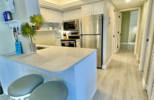 Siesta Key Condo | It's about location! Beachfront, Oceanfront, bright & airy