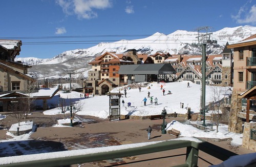 Mountain Village Condo | IT'S SNOWING! 1BR/2Bth SKI-IN/OUT-VIEWS, garage parking, fireplace,balcony