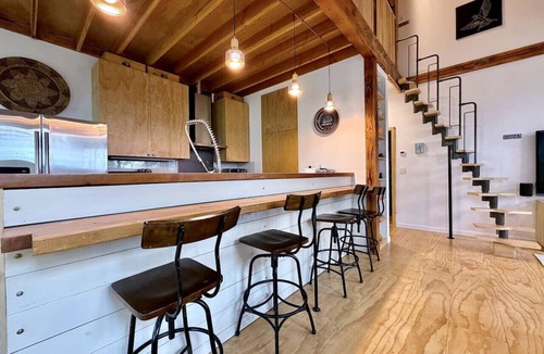 Newcastle House | Japandi Loft Home · Radiant Heat · Walk to Coffee and Dining