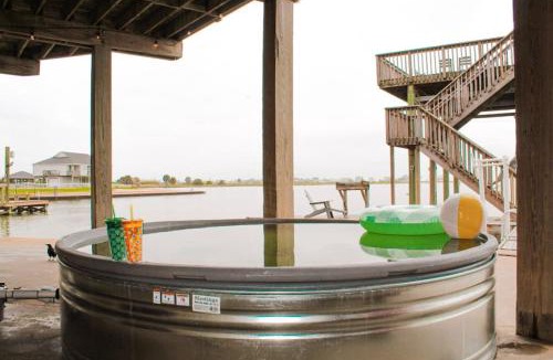 Terramar Beach House | Jaw-dropping bayfront home with panoramic water views, boat slip, and cowboy pool