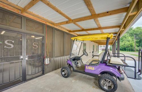 Jefferson House | Jefferson Vacation Rental with Golf Cart!