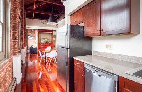 College Hill Apartment | Jennifer’s Historic Riverfront Loft Private Patio