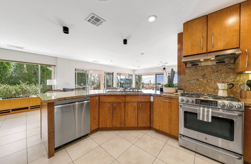 Desert Hot Springs Villa | Jetliner Views · Designer Retreat · Pool+Spa+Games