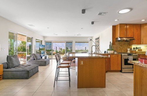 Desert Hot Springs Villa | Jetliner Views · Designer Retreat · Pool+Spa+Games