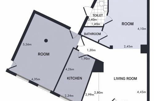 Aalborg Midtby Apartment | John F Kennedys Suite