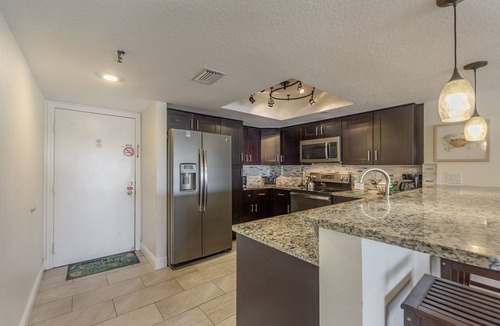 Madeira Beach Condo | John's Pass Updated 2B/2B - Beach Place #102