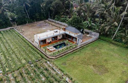 Melayang Villa | Joyluck Royal Private Villa Ubud Rice Field View