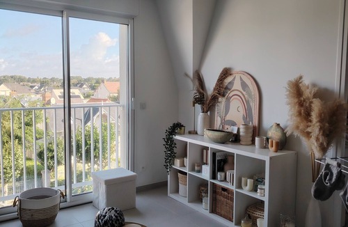 Jullouville-les-Pins Apartment | Jullouville Recent apartment 50m2 luxury residence downtown 300 m beach