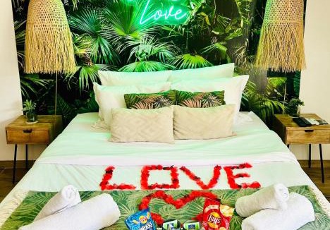 Serris Apartment | Jungle Love Loveroom avec Balnéo à 10 min de Disneyland Paris