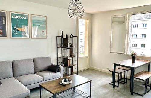 La Fayette-Eble Apartment | Just a stone's throw from downtown Angers! Bright, furnished 3-bedroom apartment