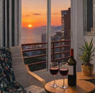 Rincon de Loix Apartment | Kalifornia Benidorm Playa Piscina, Terraza Privada y Parking Gratis