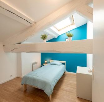 Rive-de-Gier Apartment | KASA DUPLEX - Climatisation - Balcon - Parking Privé