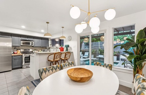 Oak Lawn House | Katy Trail Getaway | Pool |Patio | Billiards