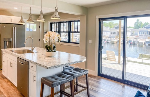 Sylvan Beach House | Kayak Shack: 1st Floor, Waterfront Lake House, Dock Boat & Jet Ski