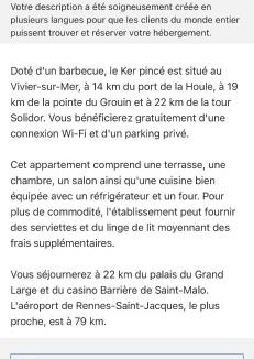 Le Vivier-sur-Mer Apartment | ker pincé