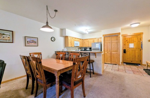 Mountain House Condo | Keystone Getaway | Balcony w/Views & Hot Tub