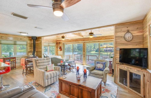Kilgore House | Kilgore Lakefront Home w/Private Dock & Pier!
