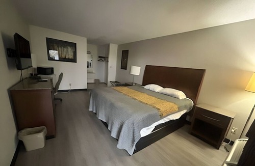 Greenville Hotel | King Bed near Kingsbury Park District Nature Preserve | Free Onsite Parking!
