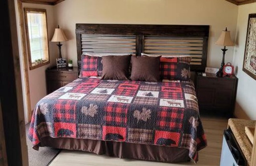 Landrum Apartment | King Guesthouse with Panoramic Mt Views & Firepit