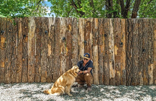 Taos Apartment | King Suite, kitchenette, private fenced patio with shared laundry and sauna on site.