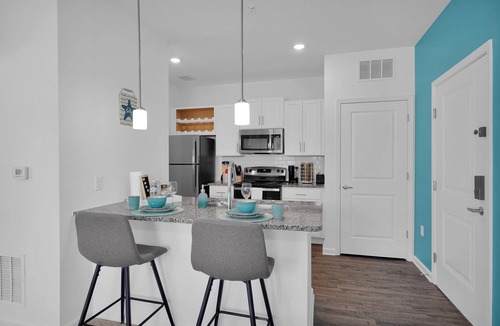 Orange Park Apartment | KingBed Luxe SaltPool Gym Work Friendly FastWifI