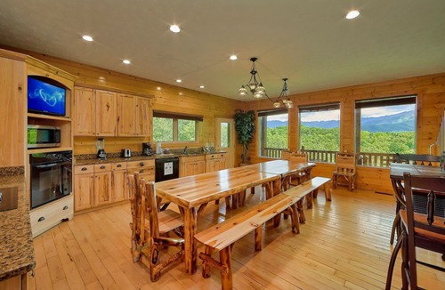 Gatlinburg Cabin | Knockin On Heavens Door: Incredible Views, Theater