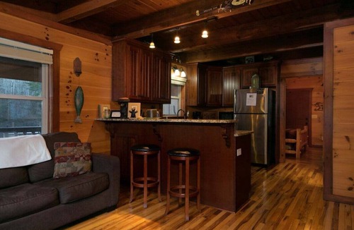 Sautee Nacoochee Cabin | Knott's Landing floating on water cabin