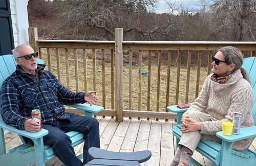 Mahone Bay House | Knotting Hill - A Private Retreat Deck Fire Pit Near Lunenburg