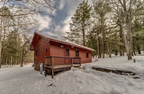 Milford Cottage | Knotty Pine Cottage on 575 Acre Forest Preserve