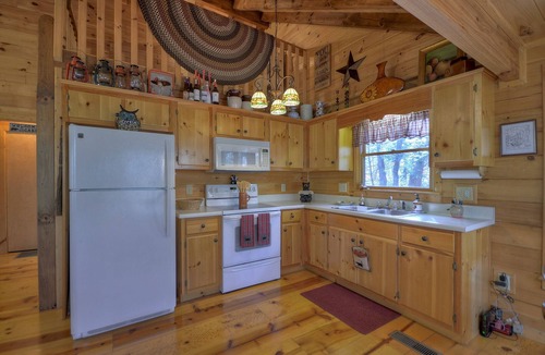 Hidden Lake Cabin | Knotty Pines - Pet-friendly, fireplace, & firepit!