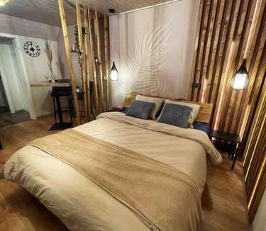 L'Abergement Apartment | L’Écho des Bois - Studio cocooning avec sauna