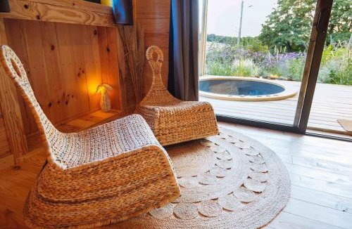 Diges Ski Chalet | L'écrin boisé - Cabane avec spa