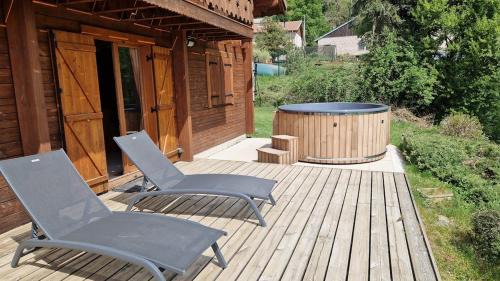 Granges-Aumontzey Ski Chalet | L'écrin des Vosges -Bain Nordique, Vue Panoramique