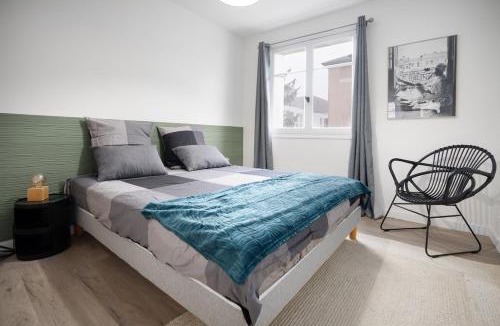 Zola - Pressense Apartment | L'Abri Citadin - Deux chambres