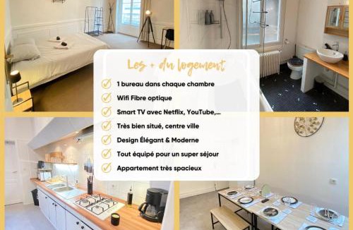 Downtown Angers Apartment | L'angevin - 4 chambres - Hyper centre Angers
