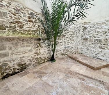 Castelnaudary Apartment | L'Atrium - Cour intérieure & box vélo, rdc