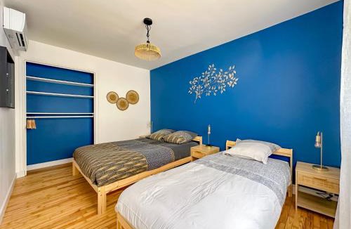 Quartier des Eaux-Claires Apartment | L'aube Climatisation Parking 2 chambres