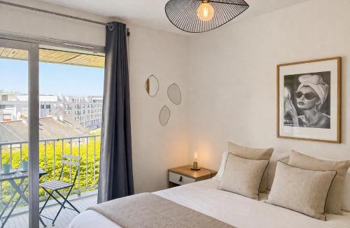 Quartier Francisco-Ferrer - Landry - Bourgeois - Poterie Apartment | L'Augustin - Balcon & Garage Privé - Proche Gare de Rennes
