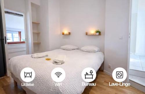 Macon Apartment | L Ecrin Mansardé Chic -Central - Gare