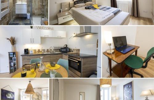 Pont-d'Ain Apartment | L'Emeraude - 1 à 4P - Wifi Fibre - Parking Gratuit
