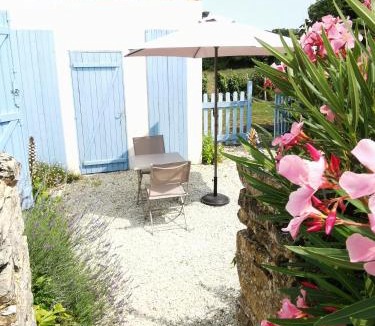 Chaille-les-Marais Apartment | L'enclos bleu, gîte - marais poitevin avec piscine chauffée