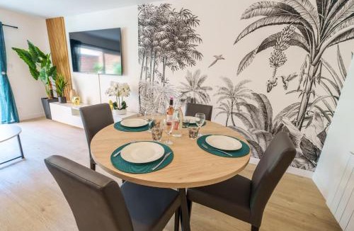 Saint-Quentin Apartment | L'Escale Tropicale, appartement indépendant avec terrasse privative