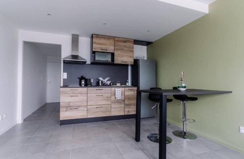 Dardilly Apartment | L'Escapade Dardilly: comfortable studio for professionals, private parking