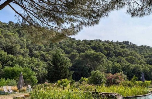 Uchaux House | L'ETANG DES CIGALES : Cosy, bright studio, natural pool, sleeps 2